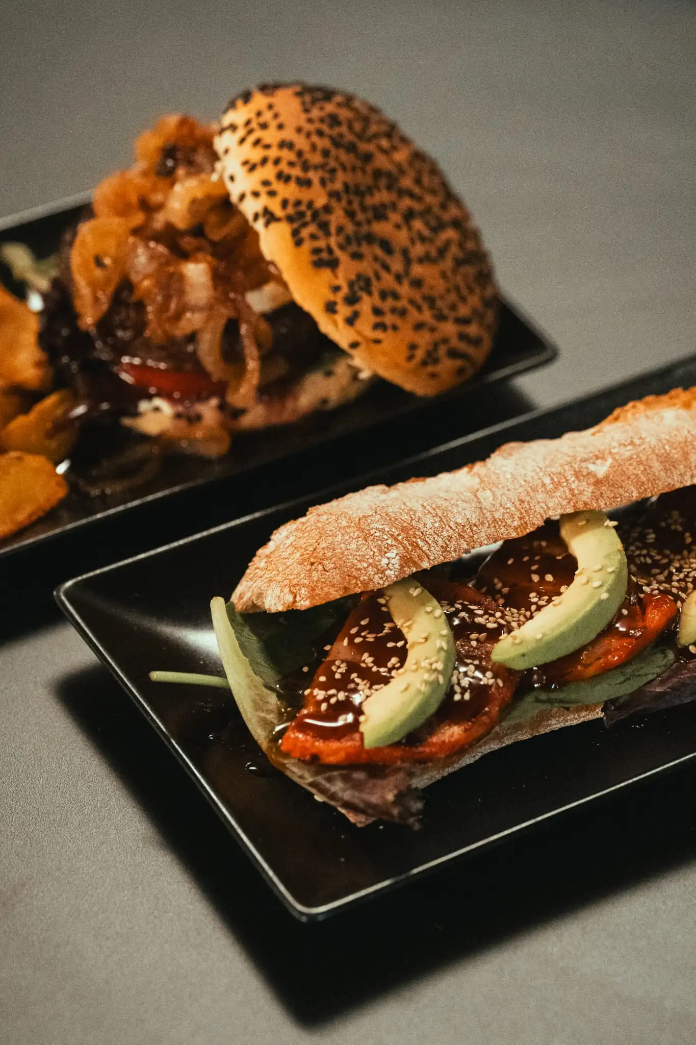 Hamburguesa y bocata